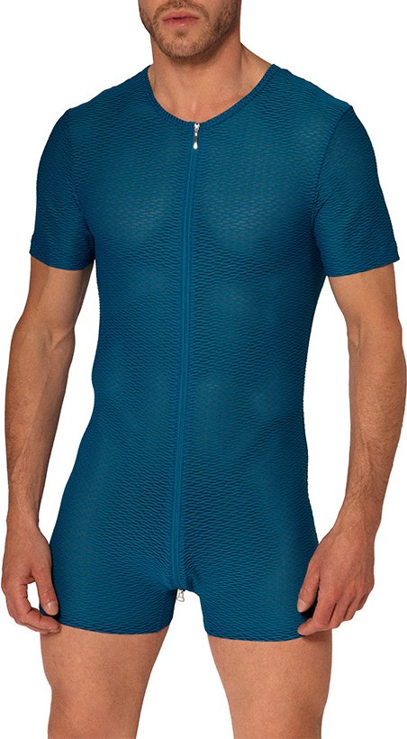 Olaf Benz Herren Body blau Mikrofaser/Funktion unifarben