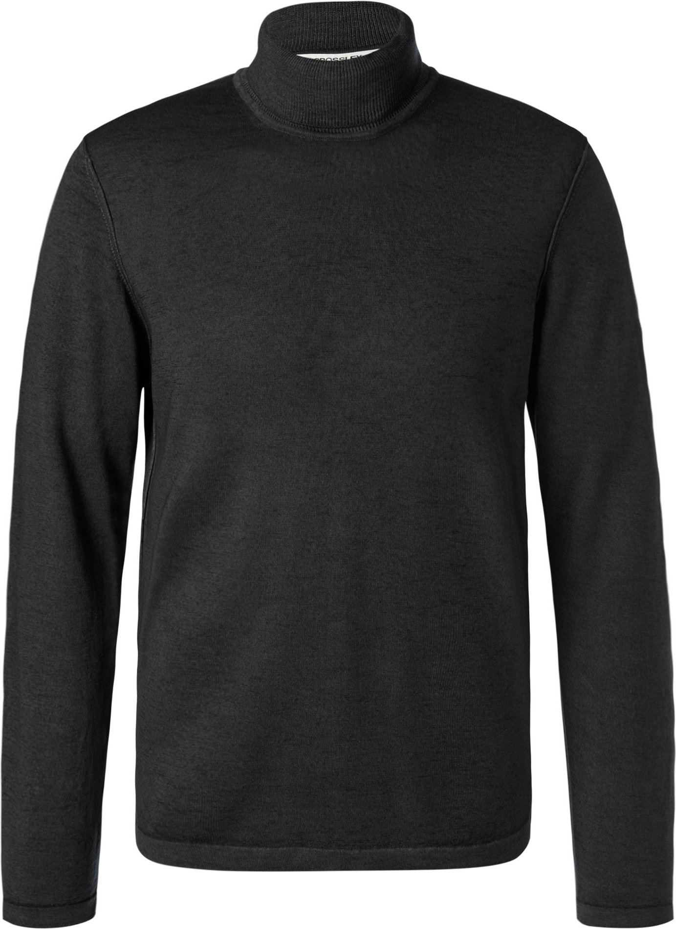 CROSSLEY Herren Rollkragenpullover grau unifarben