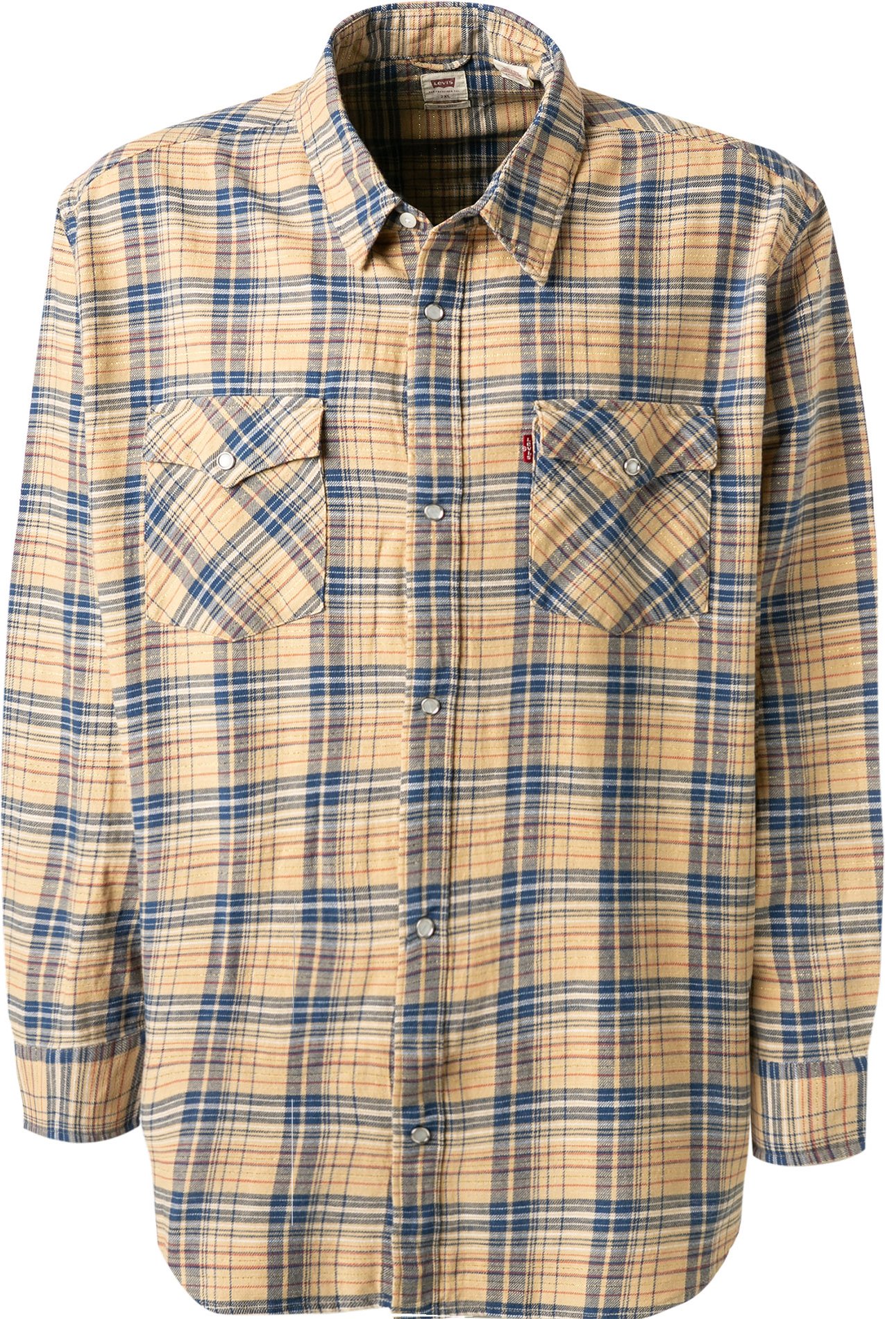 Levi's® Herren Overshirt blau kariert