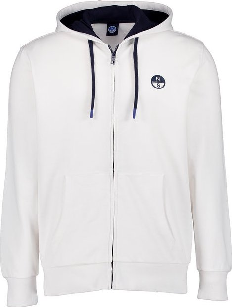 Thumbnail - NORTH SAILS Herren Hoodie Sweatjacke blau unifarben