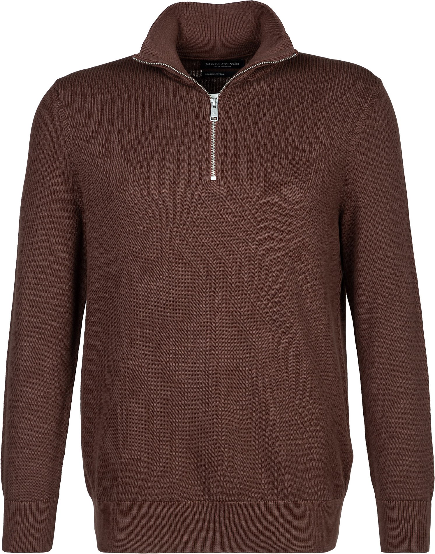Thumbnail - Marc O'Polo Herren Pullover braun unifarben