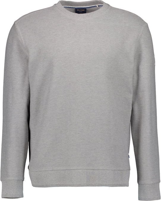 Thumbnail - OLYMP Herren Sweatshirt grau unifarben