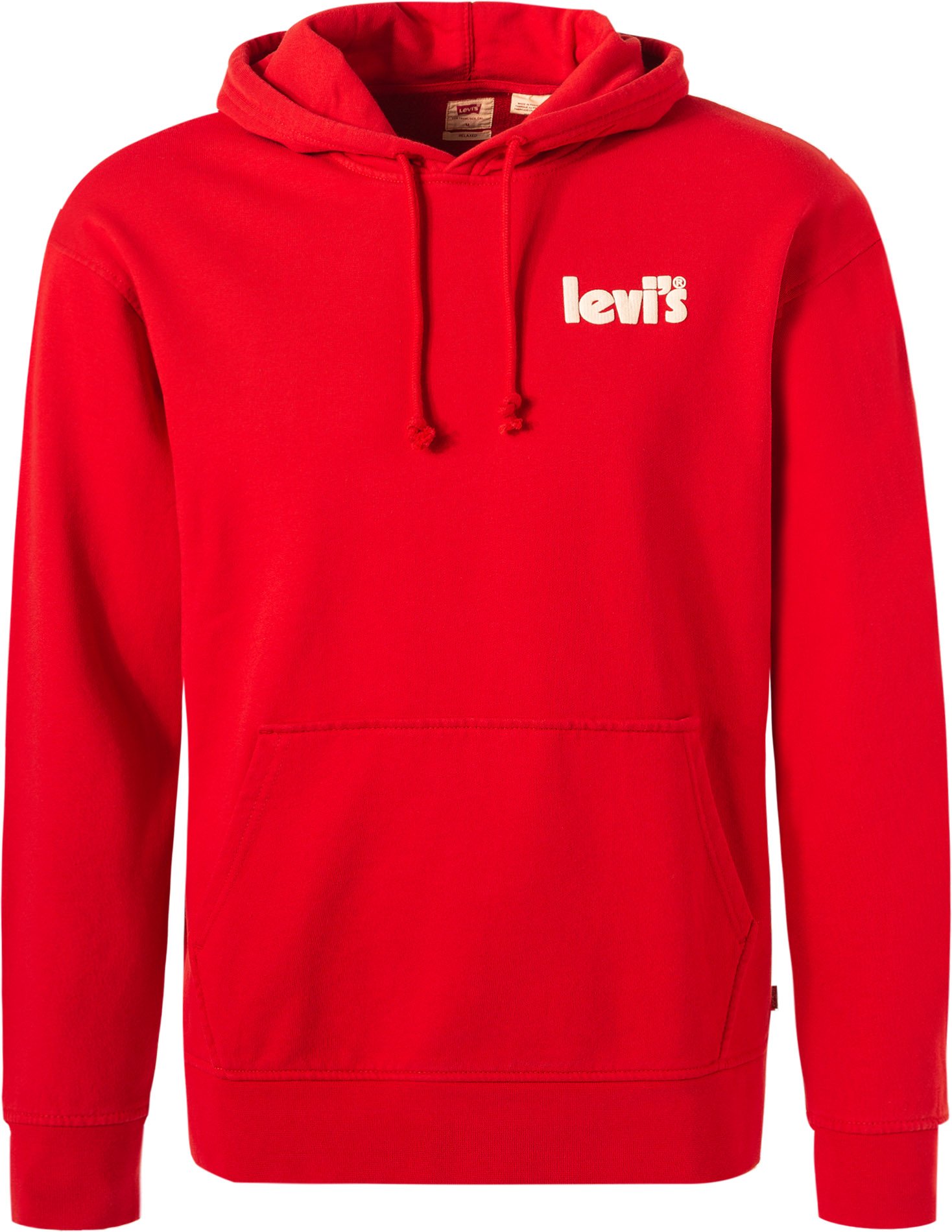 Thumbnail - Levi's® Herren Hoodie rot unifarben