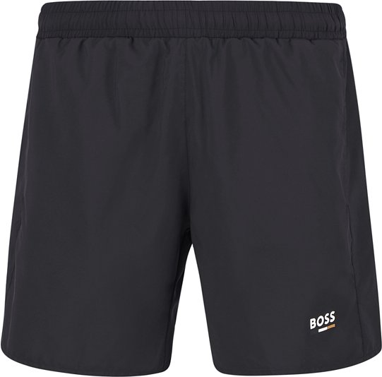 BOSS Black Herren Badeshorts schwarz unifarben