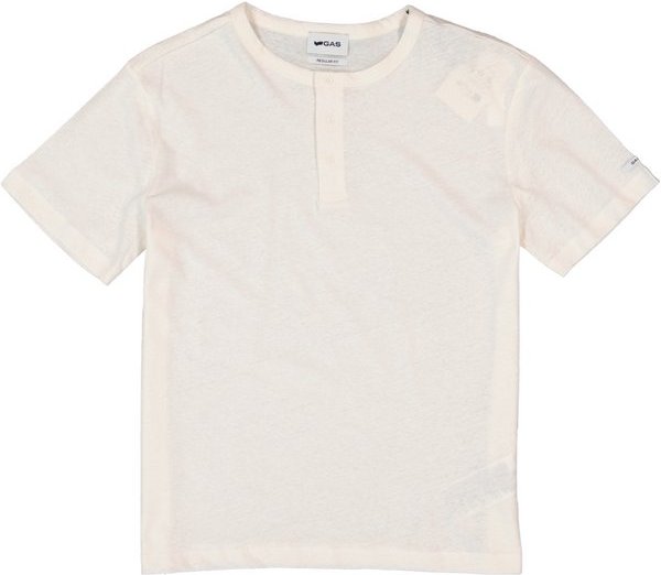 GAS Herren T-Shirt weiß meliert
