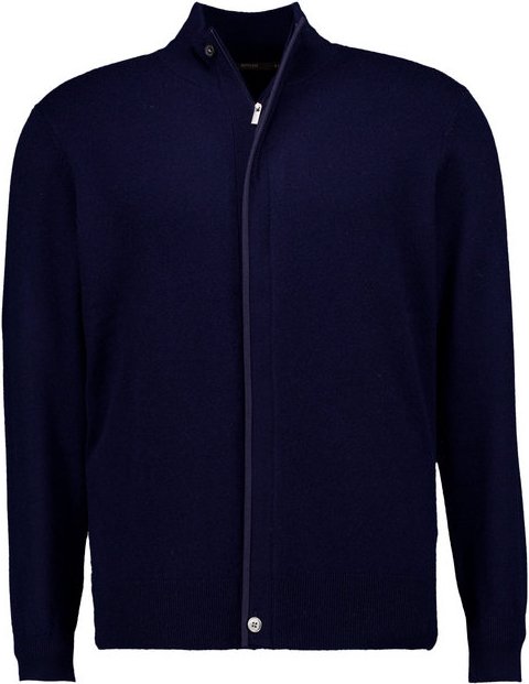 BOGGI MILANO Herren Cardigan blau unifarben