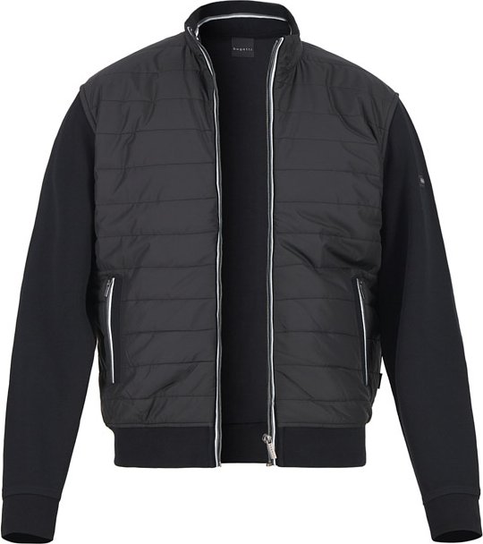 bugatti Herren Jacke schwarz unifarben