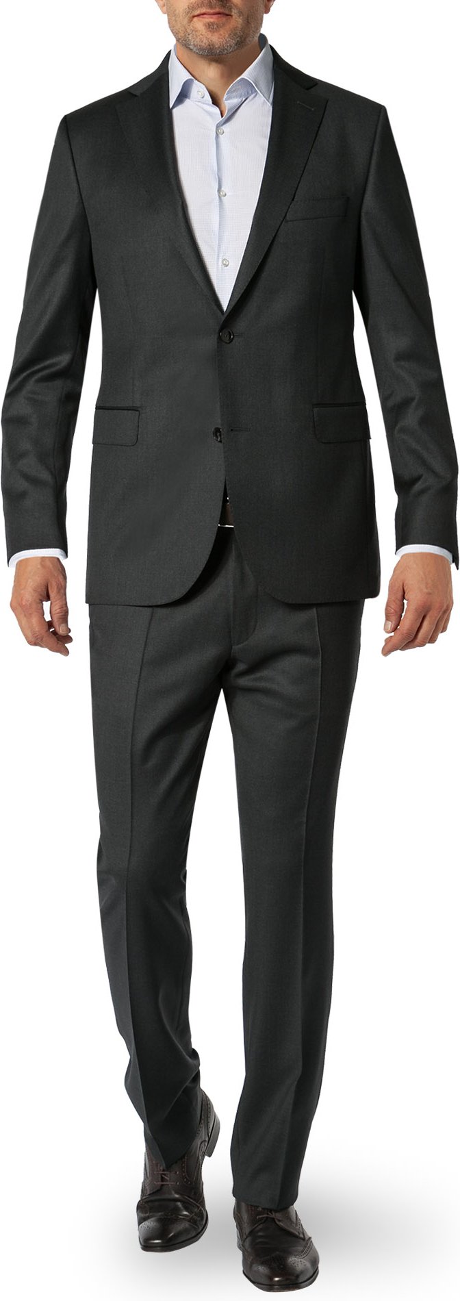 DRESSLER Herren Anzug grau