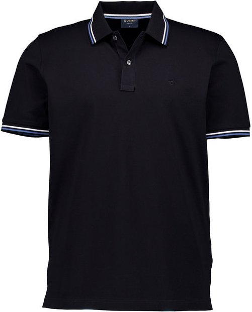 OLYMP Herren Polo-Shirt schwarz