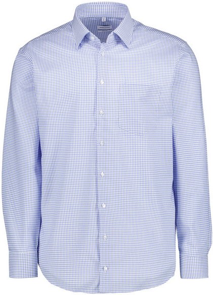 Seidensticker Herren Hemd blau kariert