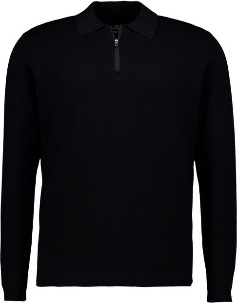 BOGGI MILANO Herren Pullover schwarz unifarben