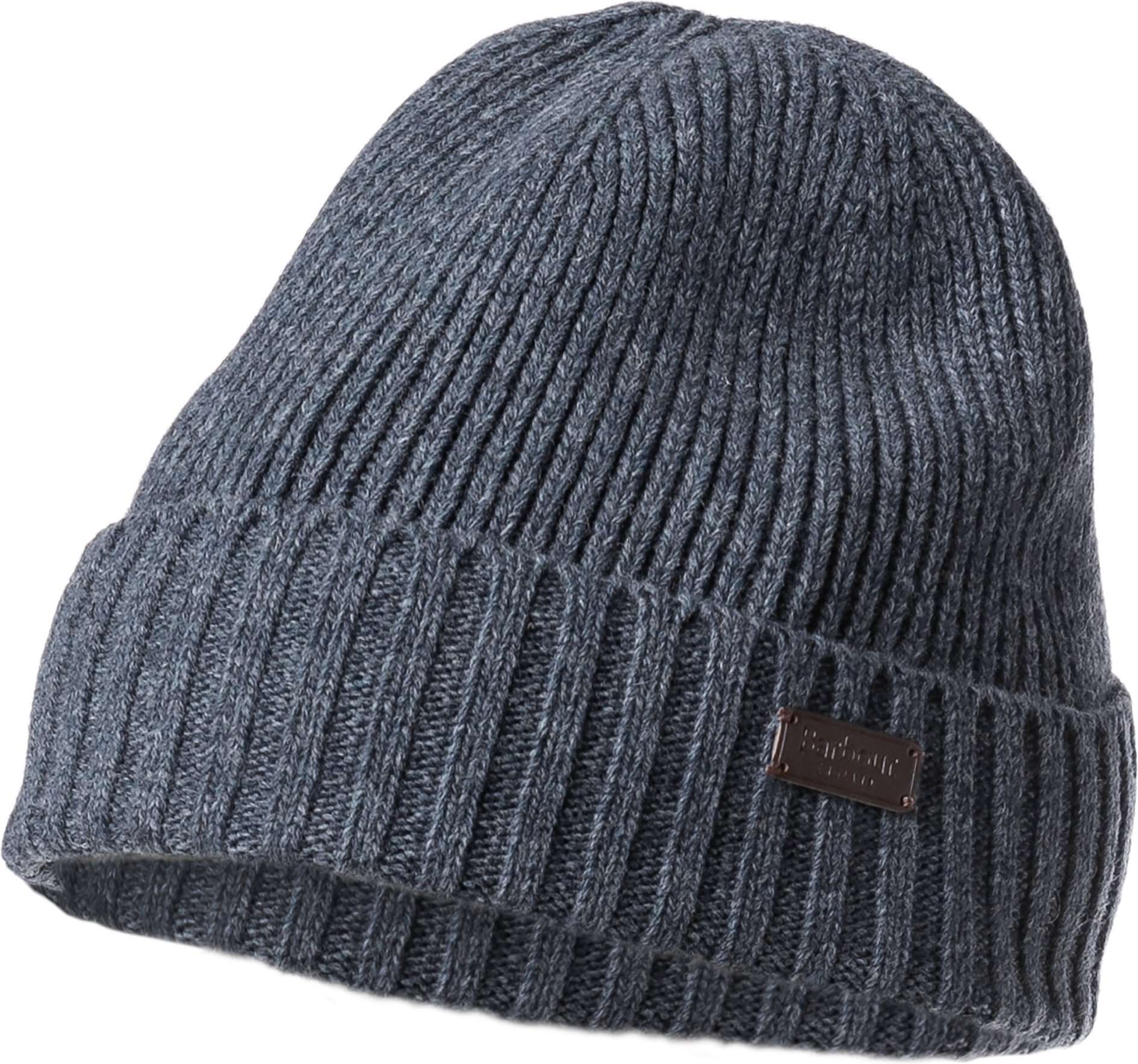 Barbour Herren Mützen/Caps/Hüte blau Woll-Stoff meliert