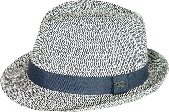 Thumbnail - Herrenausstatter Herren Hut blau meliert