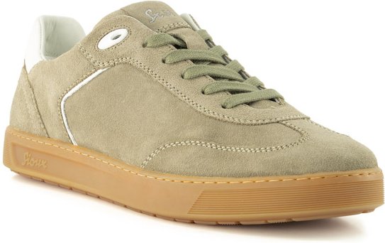 Sioux Herren Sneaker grün Velours