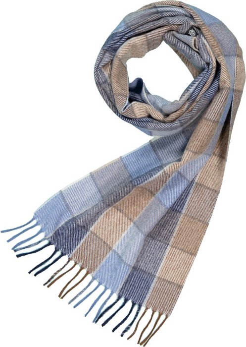 DANTE Herren Schal mehrfarbig Kashmere-Wolle