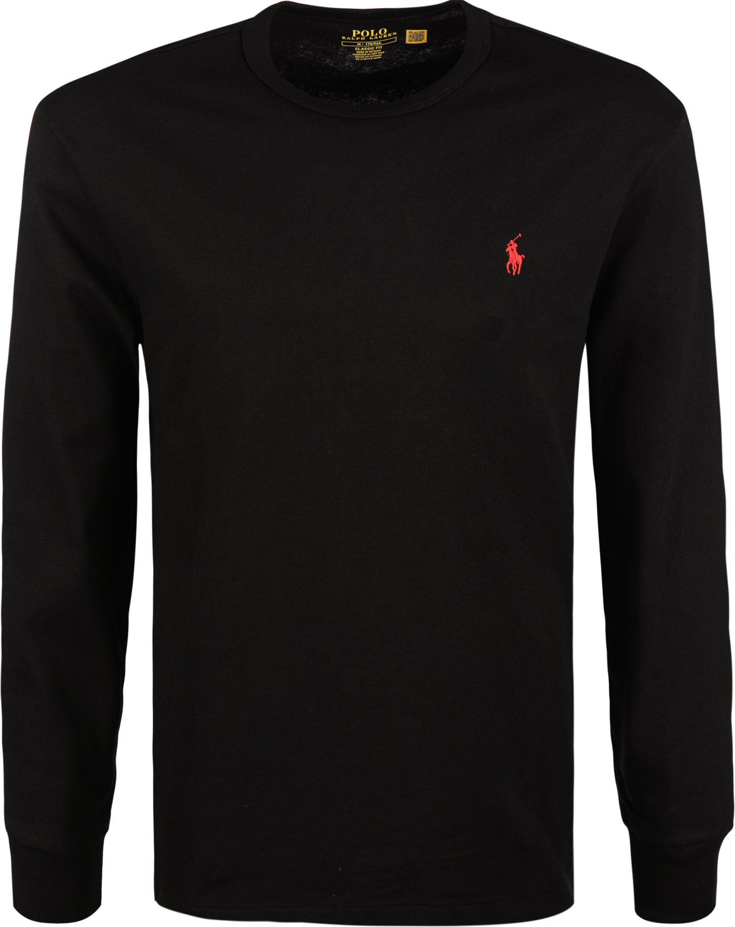 Polo Ralph Lauren Herren Longsleeve schwarz Classic Fit