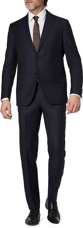 DRESSLER Herren Anzug blau meliert