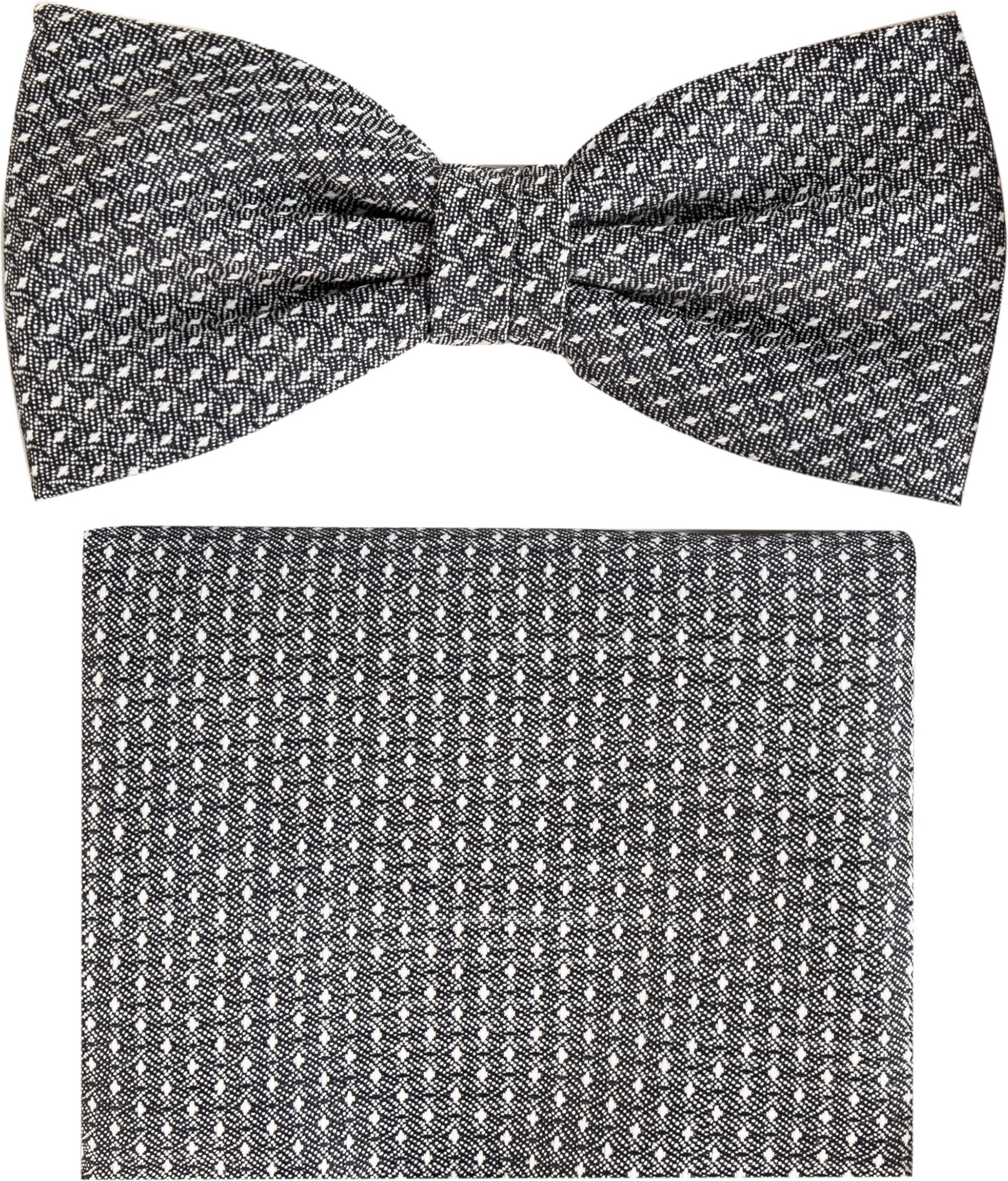 Carl Gross Herren Set grau Woll-Stoff Gemustert