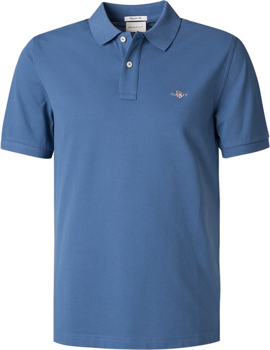 Gant Herren Polo-Shirt blau
