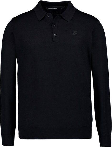 KARL LAGERFELD Herren Polo-Shirt schwarz