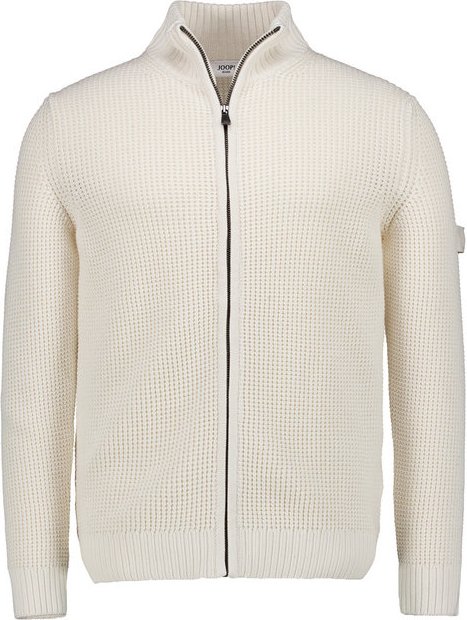 JOOP! Herren Cardigan weiß unifarben