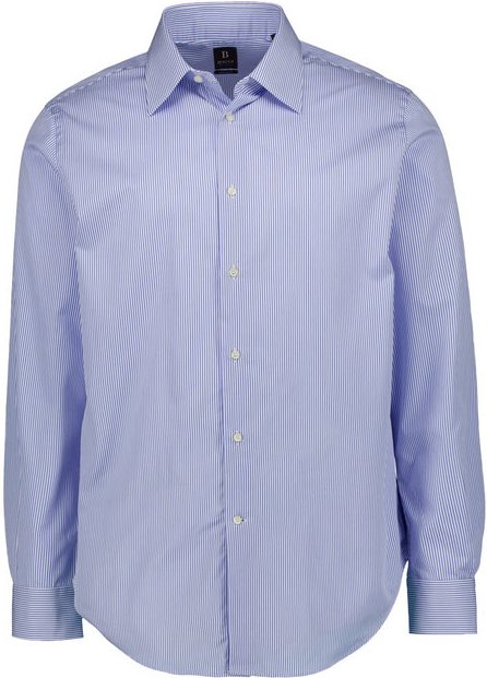 BOGGI MILANO Herren Hemd blau gestreift