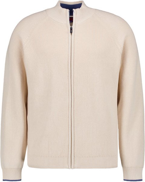 N.Z.A. Herren Cardigan beige unifarben