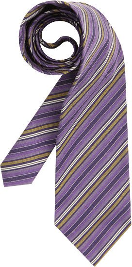 KENZO Herren Krawatte violett College-Streifen