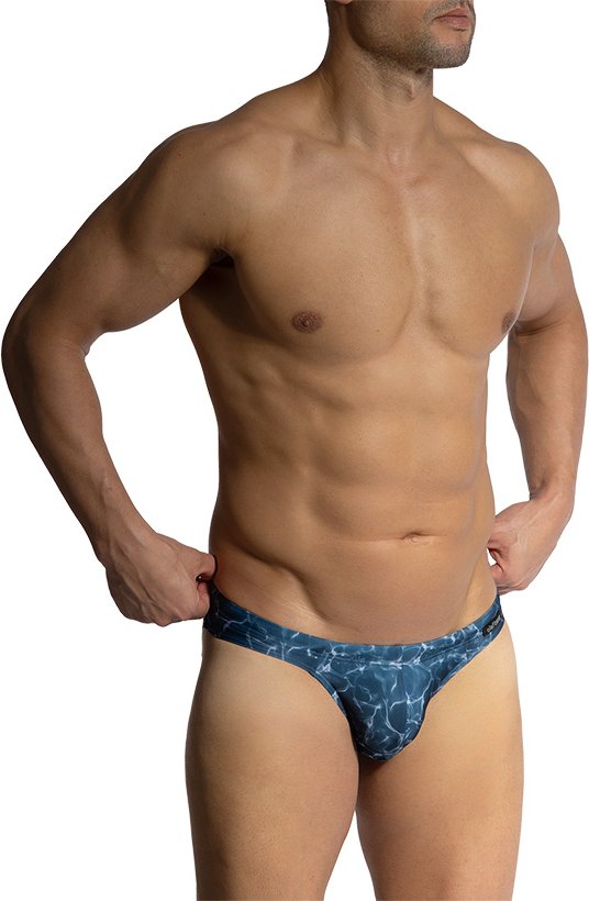 Thumbnail - Olaf Benz Herren Sunbrief blau Gemustert