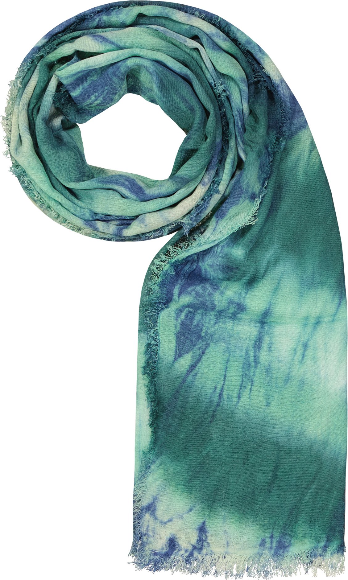 DANTE Herren Schal grün Viskose/Modal meliert