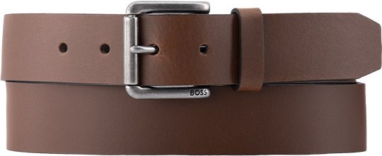 BOSS Black Herren Gürtel braun Glattleder