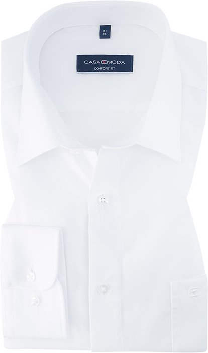 CasaModa Herren Hemd weiß Comfort Fit