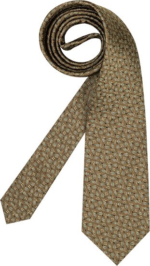 CERRUTI 1881 Herren Krawatte braun Gemustert