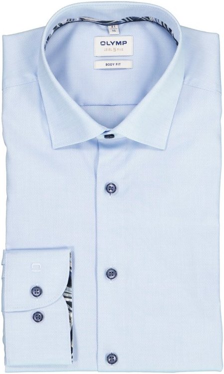 OLYMP Herren Hemd blau