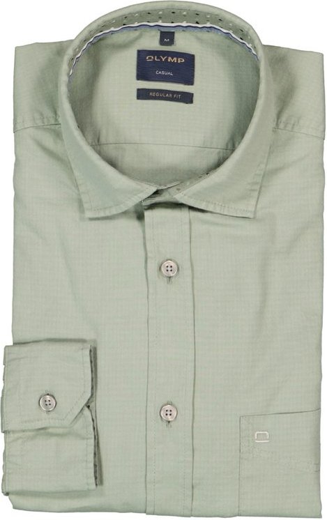 OLYMP Herren Hemd grün