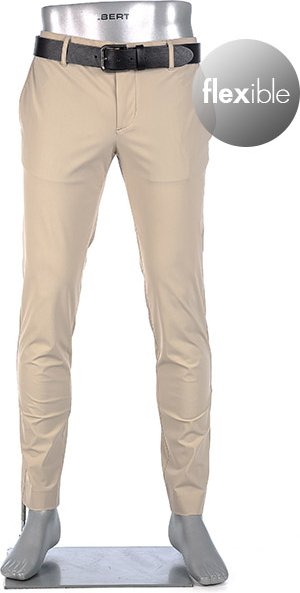 Alberto Herren Hose beige Slim Fit