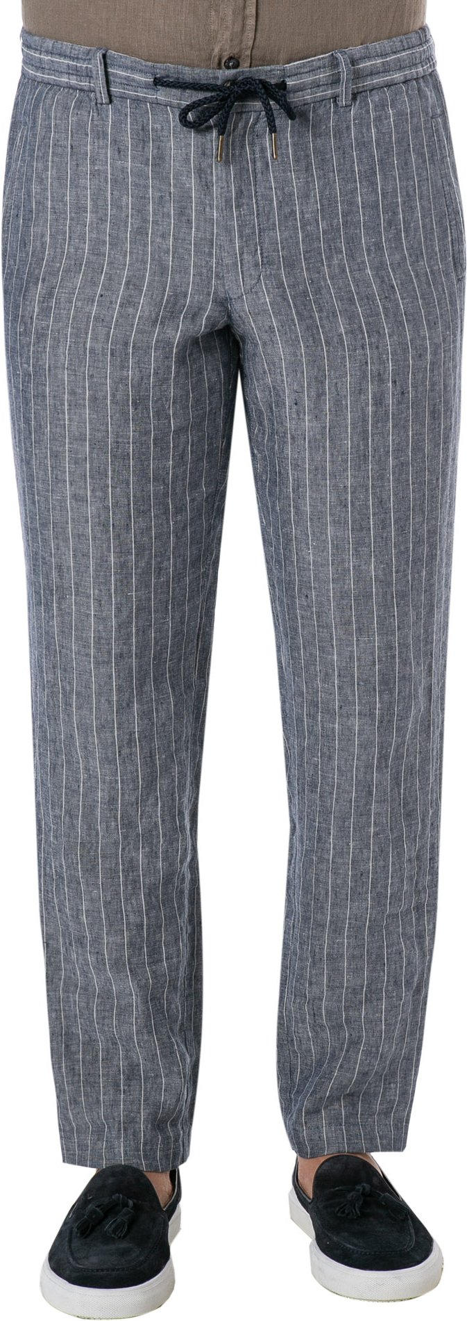Thumbnail - HTL Herren Hose blau gestreift