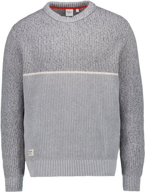 Thumbnail - Pepe Jeans Herren Pullover grau unifarben