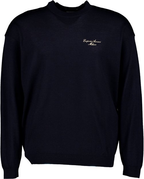 EMPORIO ARMANI Herren Pullover blau unifarben