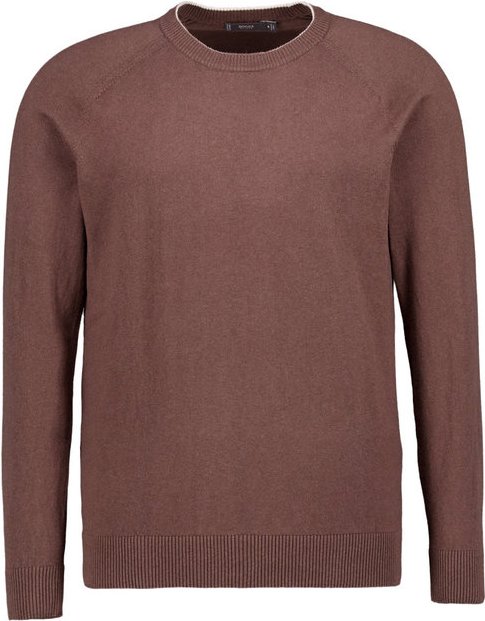 BOGGI MILANO Herren Pullover braun unifarben