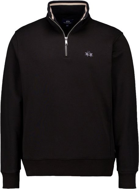 LA MARTINA Herren Troyer schwarz unifarben