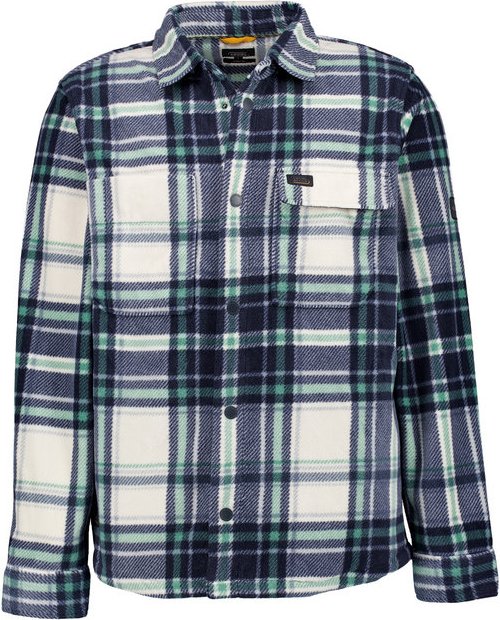 Thumbnail - camel active Herren Overshirt blau kariert