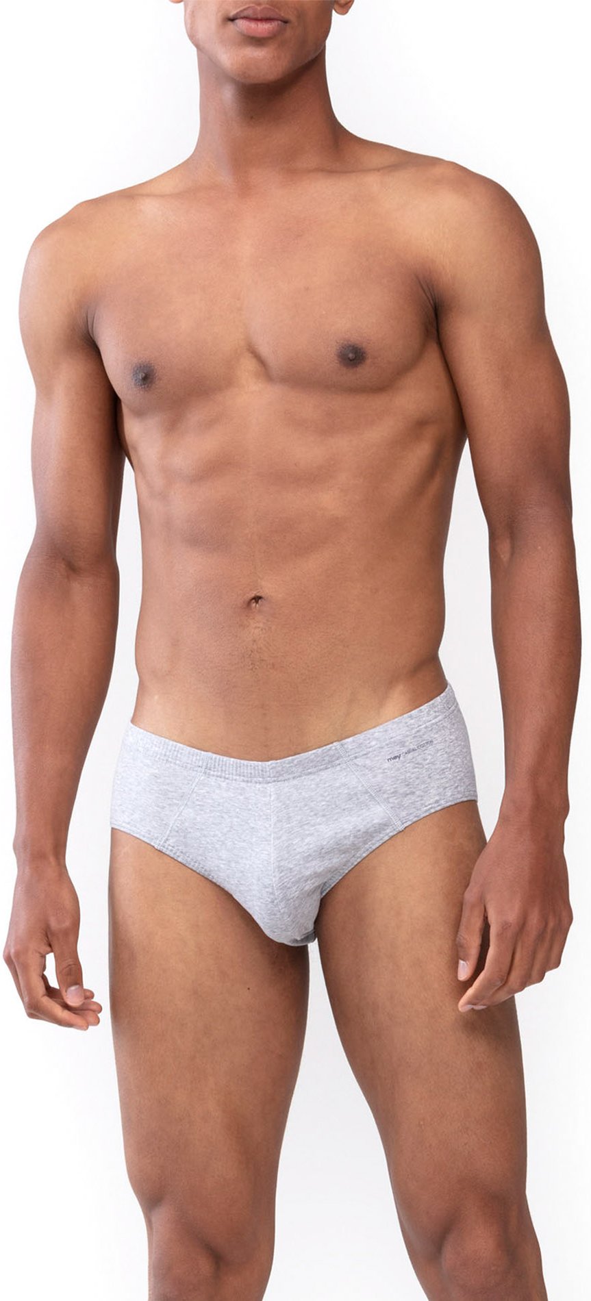 Mey Herren Mini-Slip grau Baumwolle & Mix unifarben