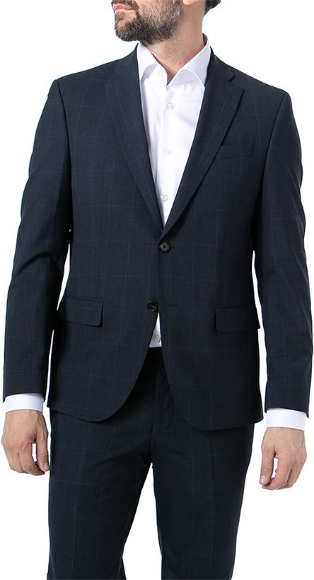 Pierre Cardin Herren Sakko blau kariert