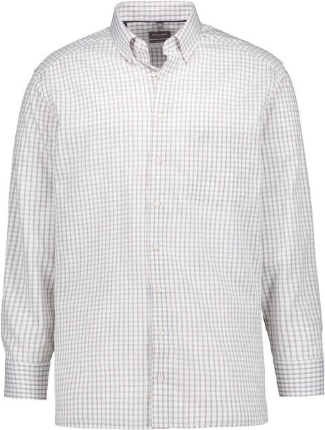 Thumbnail - OLYMP Herren Hemd weiß kariert Comfort Fit