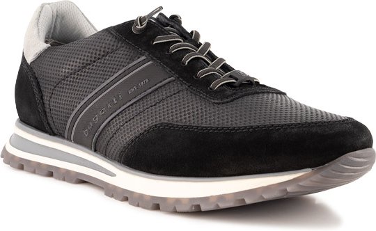 bugatti Herren Sneaker blau Glattleder