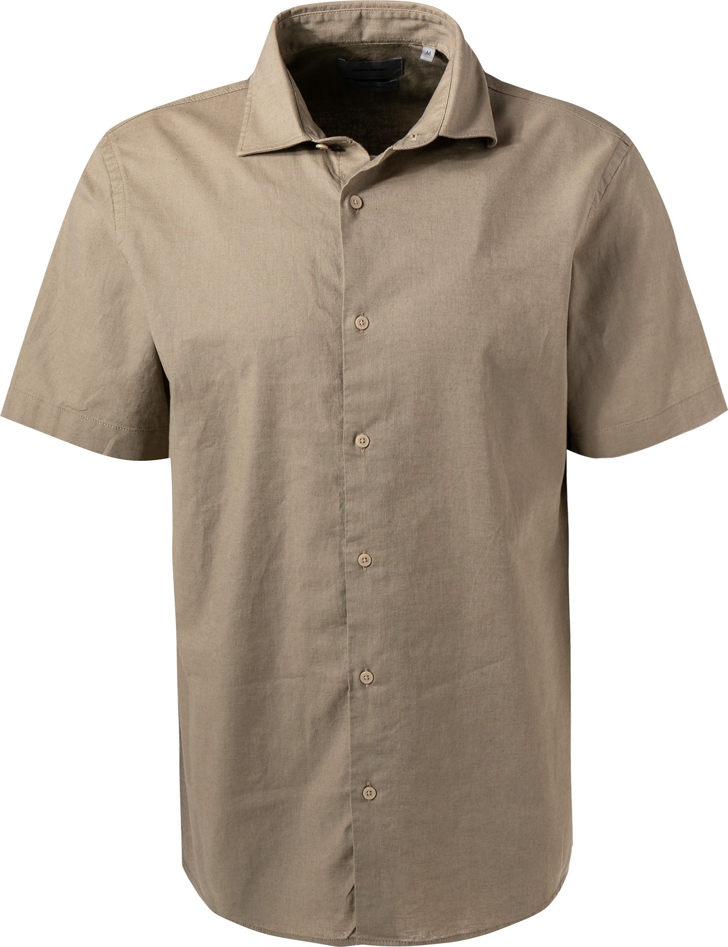 Thumbnail - Pierre Cardin Herren Kurzarmhemd beige