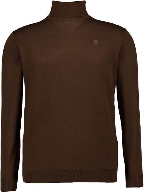 KARL LAGERFELD Herren Pullover braun unifarben