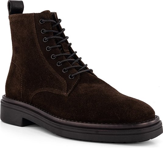 Gant Herren Schnürboots braun Velours