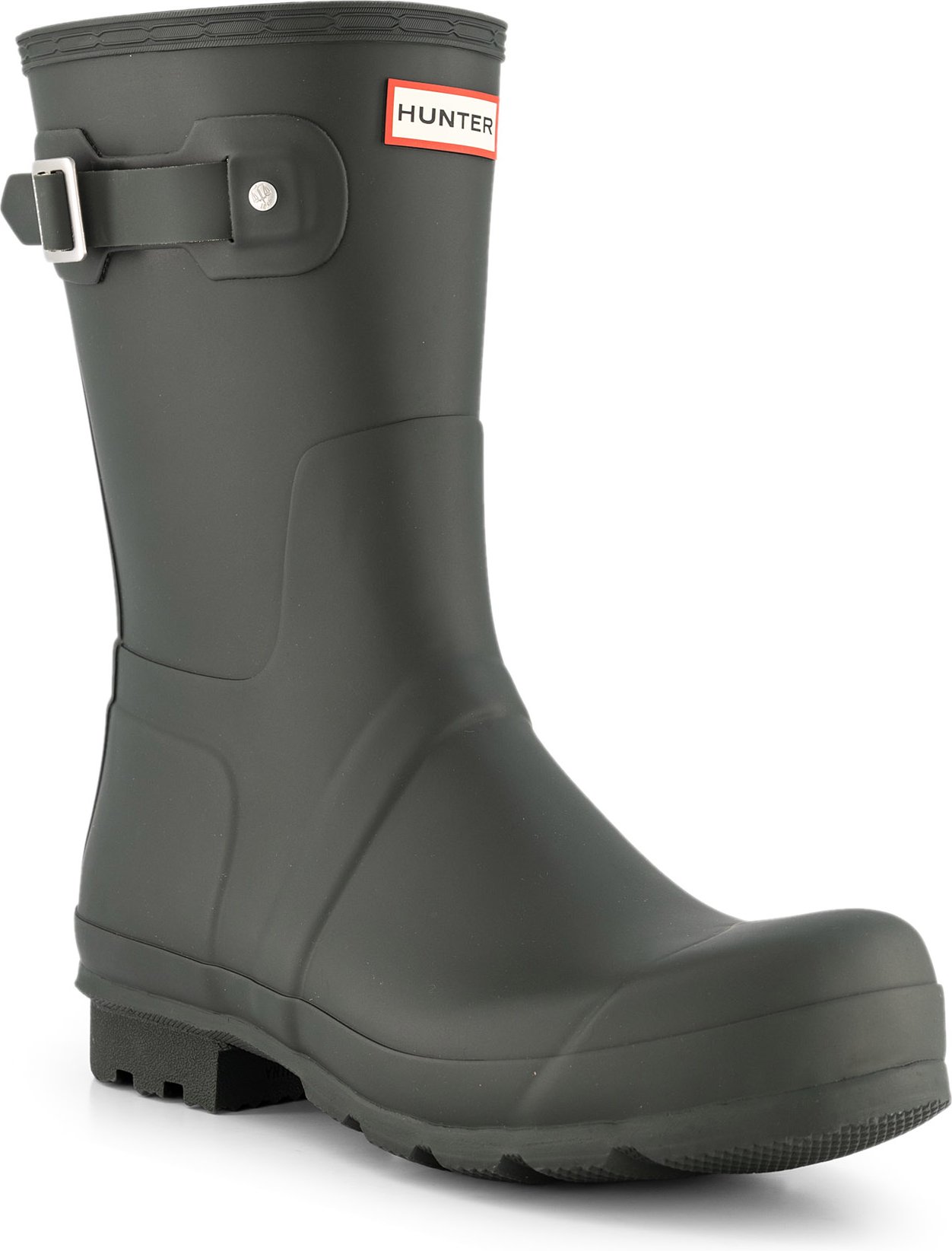 HUNTER Herren Gummistiefel grün Gummi